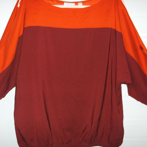 New York & Company Tops - New York & Co Stretch Blouse Elastic Waist